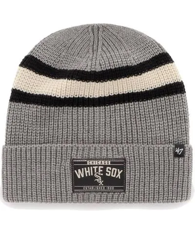 '47 Brand Men's '47 Brand Graphite Chicago White Sox PenobscotÃÂ Cuffed Knit Hat